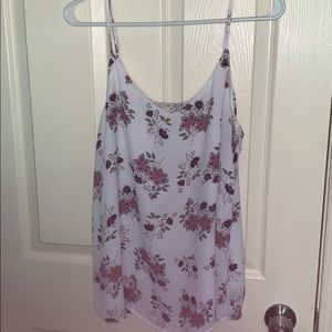 Flowy floral tank top